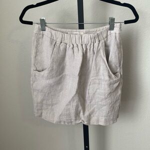 Loft Tank Linen Skirt Size 0